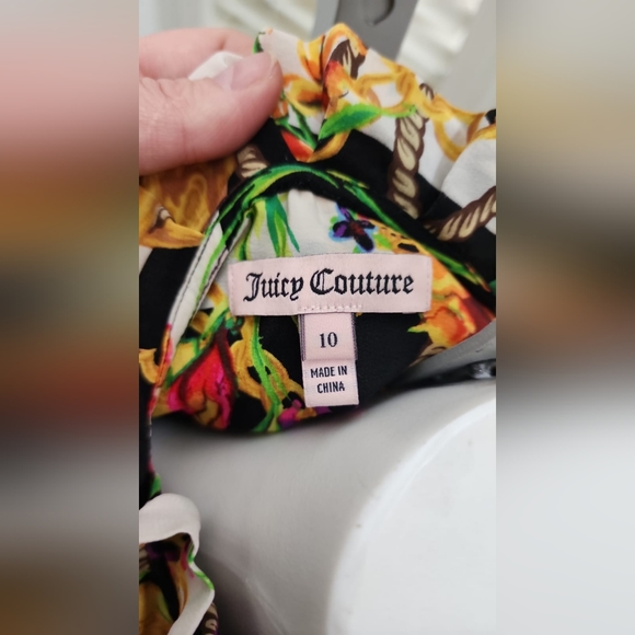 Juicy Couture blouse with bow tie size 10 - Picture 4 of 5